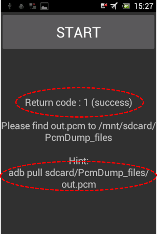 PcmDump Screenshot